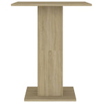 Bistro Table Sonoma Oak 60x60x75 cm Chipboard