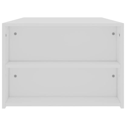 Coffee Table White Chipboard - 100×60×42cm