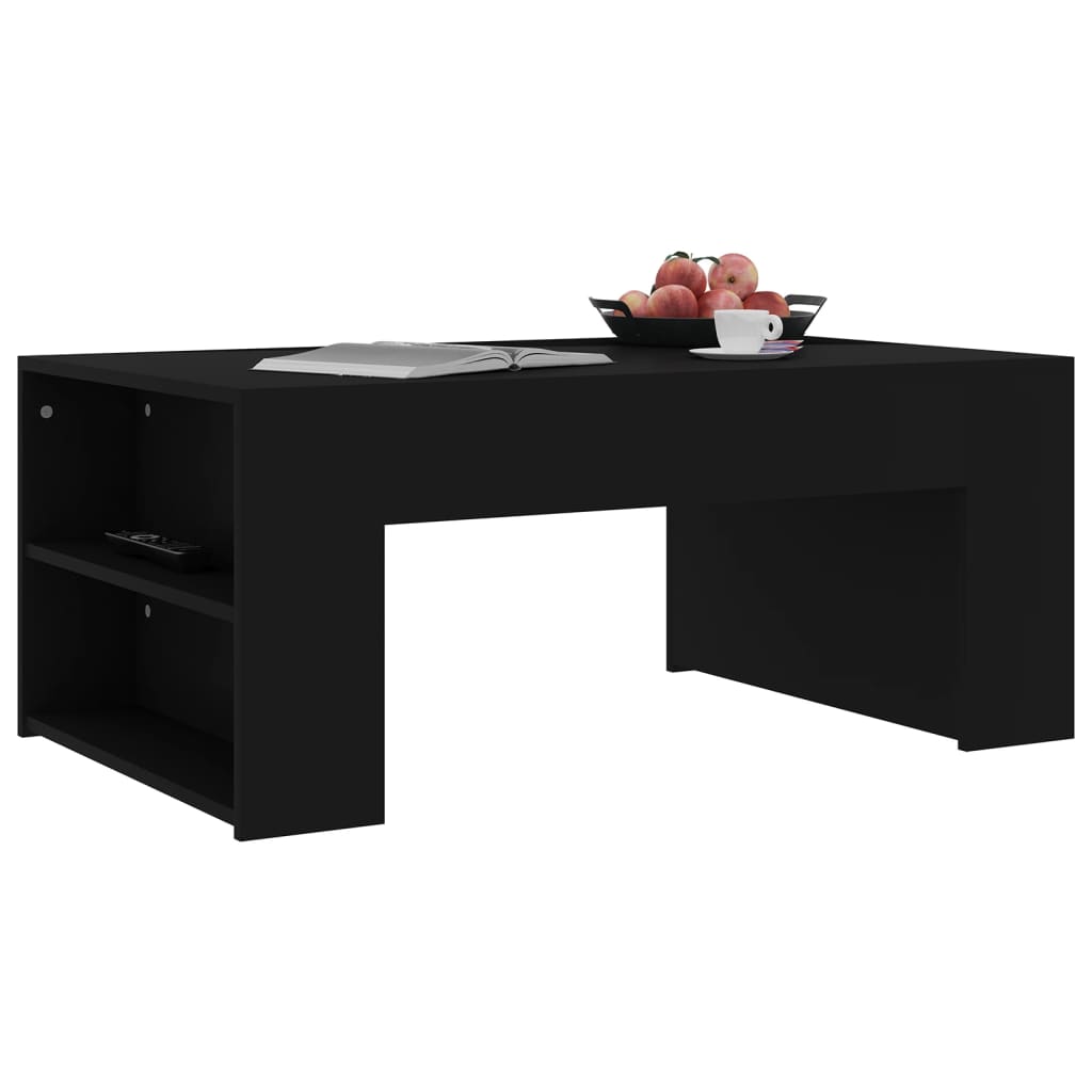 Coffee Table Black 100x60x42 cm Chipboard