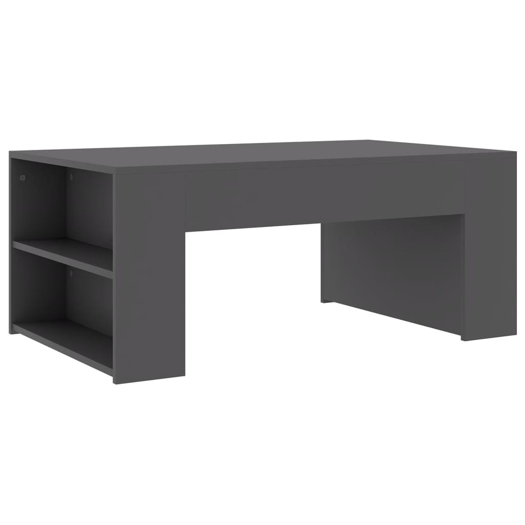 Coffee Table Grey 100x60x42 cm Chipboard