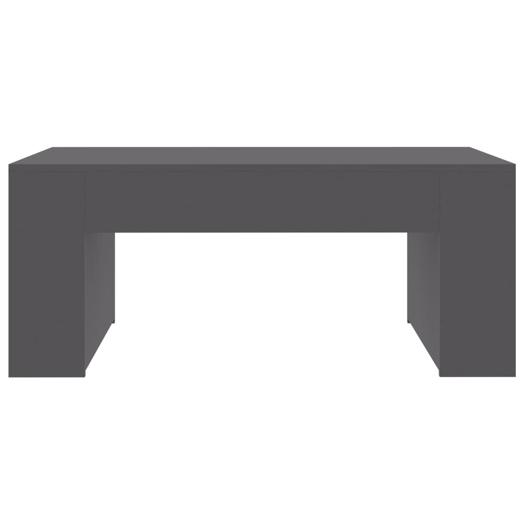 Coffee Table Grey 100x60x42 cm Chipboard