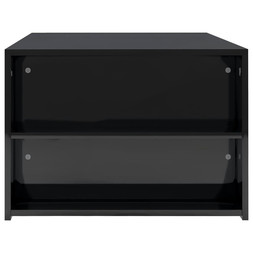 Coffee Table High Gloss Black 100x60x42 cm Chipboard