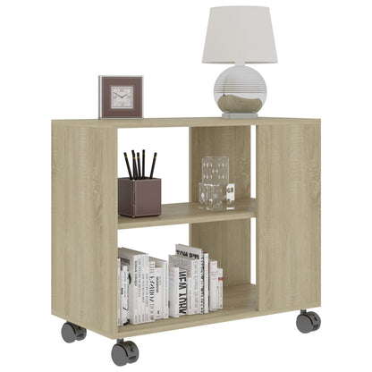 Side Table Sonoma Oak 70x35x55 cm Chipboard