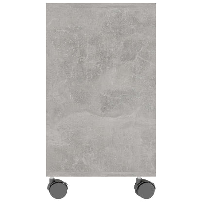 Side Table Concrete Grey 70x35x55 cm Chipboard