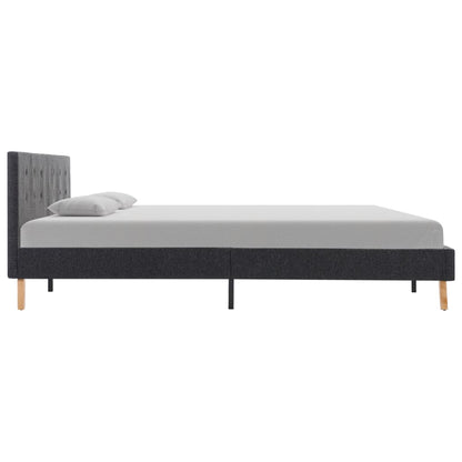 Bed Frame Blue Fabric King - 203×183cm