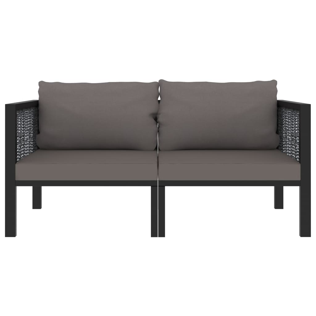 Decorative 2 Seater Sofa with Cushions Patio Setup Outdoor Living 