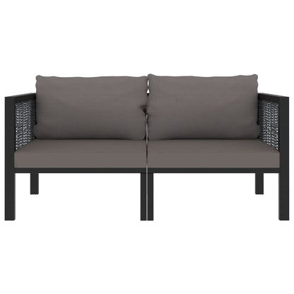 Decorative 2 Seater Sofa with Cushions Patio Setup Outdoor Living 