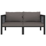 Decorative 2 Seater Sofa with Cushions Patio Setup Outdoor Living
