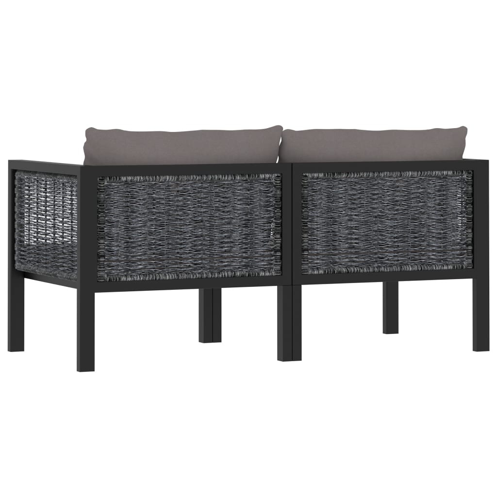 Decorative 2 Seater Sofa with Cushions Patio Setup Outdoor Living 