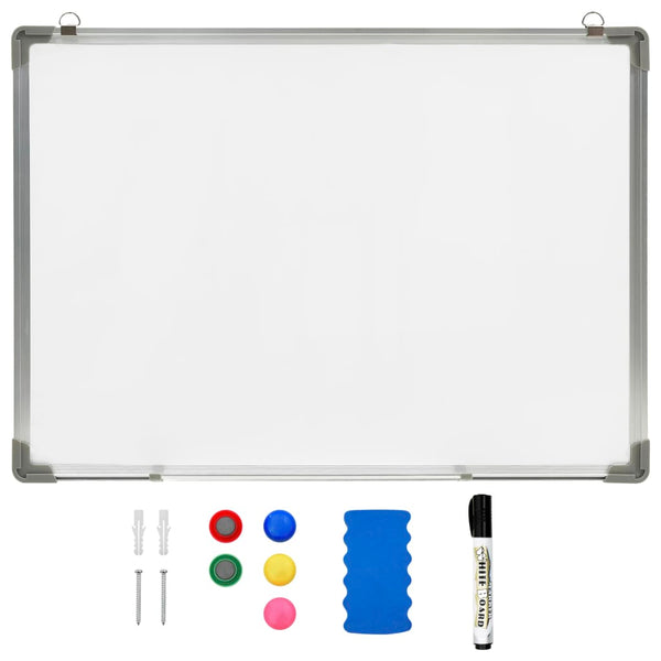 Magnetic Whiteboard 70x50cm Steel Frame | HomeAndLiving