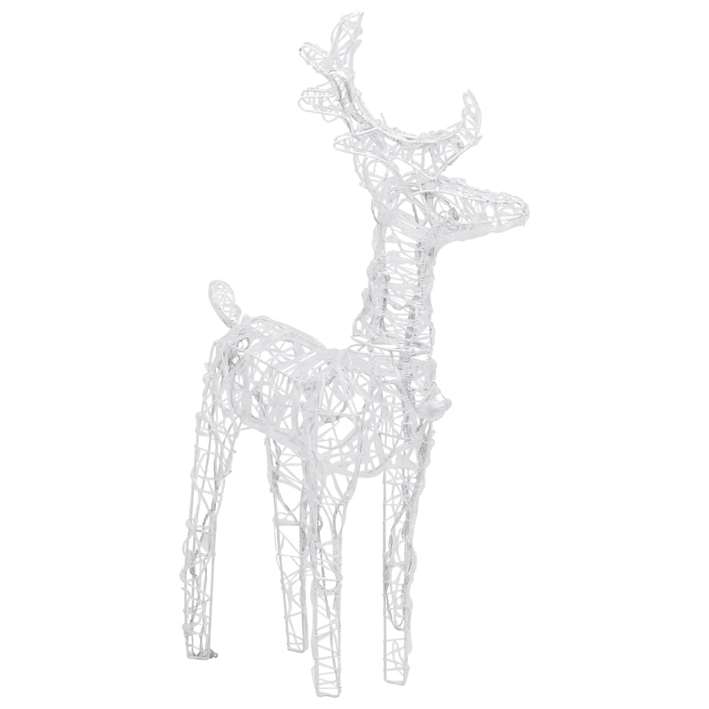 Reindeers & Sleigh Christmas Decoration  Acrylic