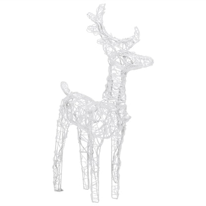 Reindeers & Sleigh Christmas Decoration  Acrylic