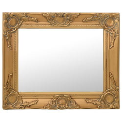 Wall Mirror Baroque Style 50x40 cm Gold