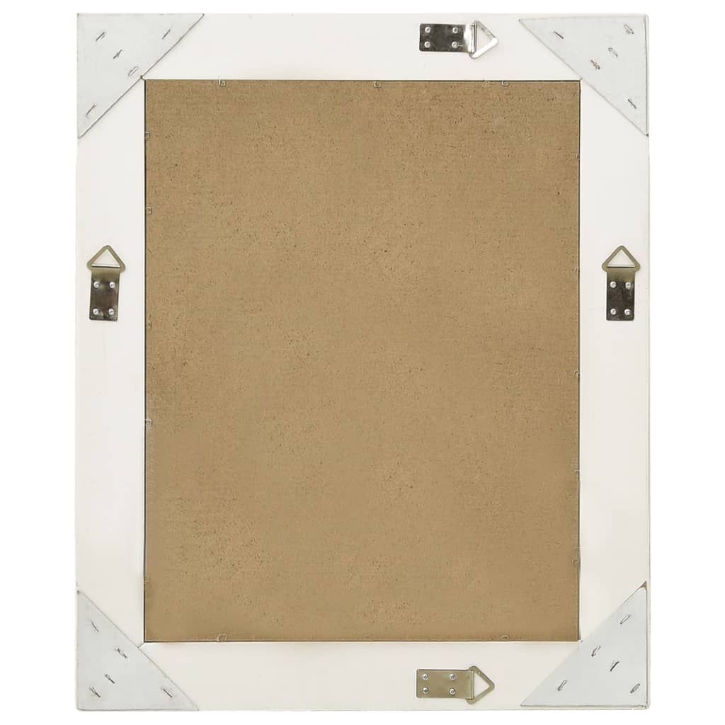 Wall Mirror Baroque Style White