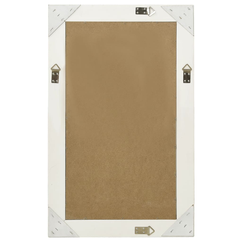 Wall Mirror Baroque Style White