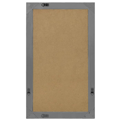 Wall Mirror Baroque Style 60x100 cm Black