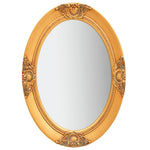 Wall Mirror Baroque Style 50x70 cm Gold