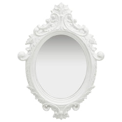 Wall Mirror Castle Style White