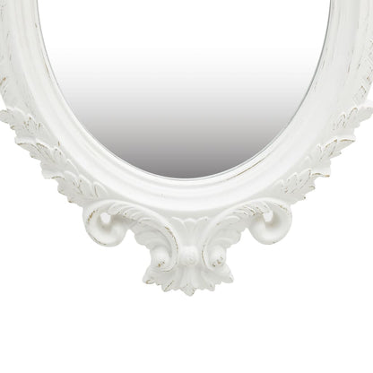 Wall Mirror Castle Style White