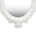 Wall Mirror Castle Style 56x76 cm White