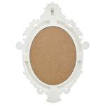 Wall Mirror Castle Style 56x76 cm White