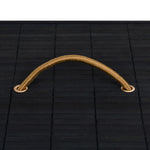 Bamboo Laundry Basket 2 Section 100L Black | HomeAndLiving