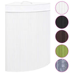 Bamboo Corner Laundry Basket 60L White | HomeAndLiving