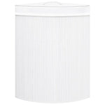 Bamboo Corner Laundry Basket 60L White | HomeAndLiving