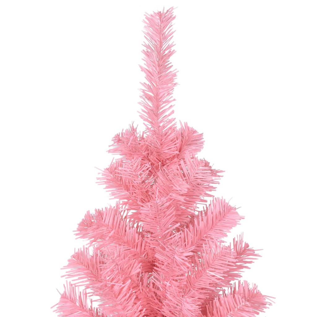 Artificial Christmas Tree with Stand Pink 120 cm PVC