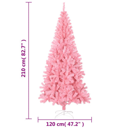 Artificial Christmas Tree with Stand Pink 120 cm PVC