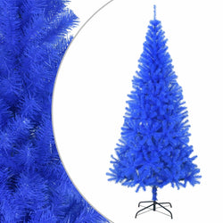 Artificial Christmas Tree with Stand Blue 150/180 cm PVC