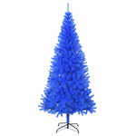 Artificial Christmas Tree with Stand Blue 150/180 cm PVC