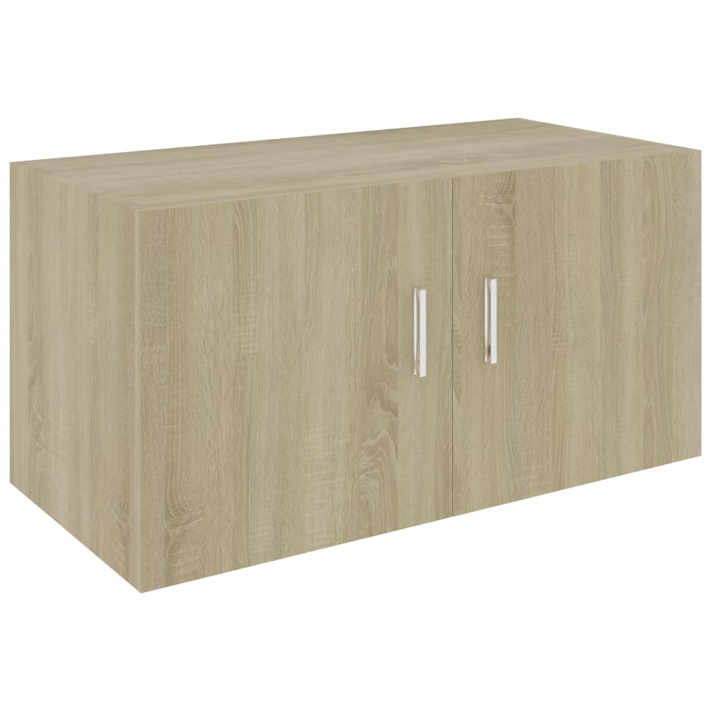 Wall Mounted Cabinet Sonoma Oak 80x39x40 cm Chipboard