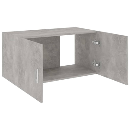 Wall Mounted Cabinet Concrete Grey 80x39x40 cm Chipboard