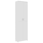 Hallway Wardrobe White Engineered Wood