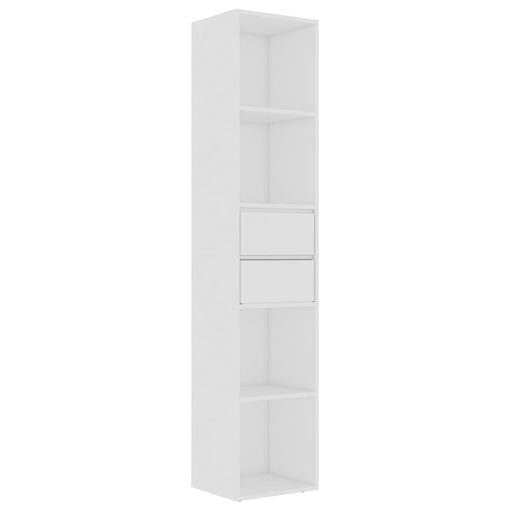 Book Cabinet White 36x30x171 cm Chipboard