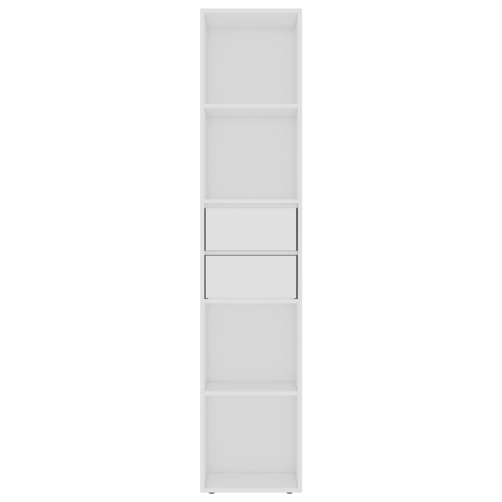 Book Cabinet White 36x30x171 cm Chipboard