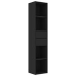 Book Cabinet Black 36x30x171 cm Chipboard