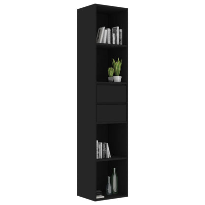 Book Cabinet Black 36x30x171 cm Chipboard