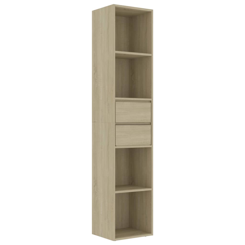 Book Cabinet Sonoma Oak 36x30x171 cm Chipboard