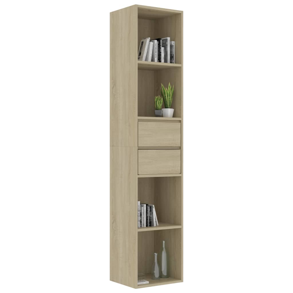 Book Cabinet Sonoma Oak 36x30x171 cm Chipboard