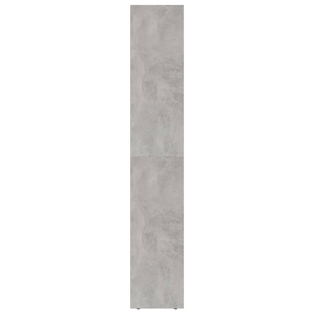 Book Cabinet Concrete Grey 36x30x171 cm Chipboard