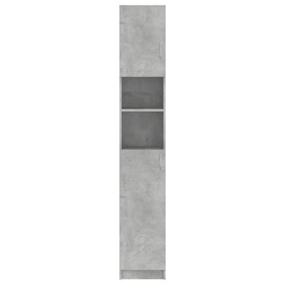 Bathroom Cabinet Concrete Grey 32x25.5x190 cm Chipboard