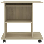 Computer Desk Sonoma Oak 80x50x75 cm Chipboard