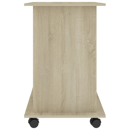 Computer Desk Sonoma Oak 80x50x75 cm Chipboard