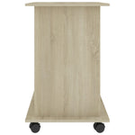 Computer Desk Sonoma Oak 80x50x75 cm Chipboard