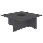 Coffee Table Grey 79.5x79.5x30 cm Chipboard