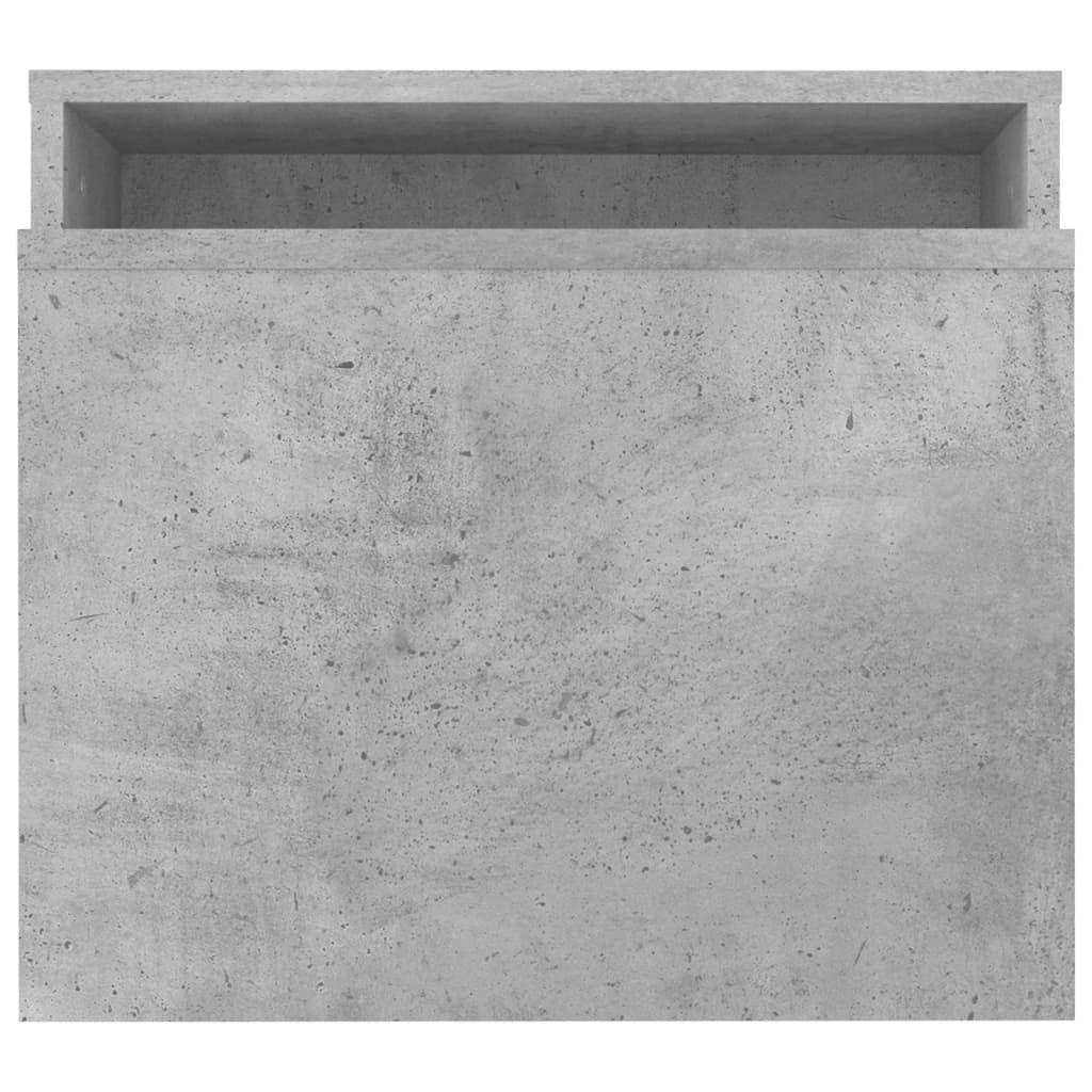 Coffee Table Set Concrete Grey 100x48x40 cm Chipboard