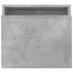 Coffee Table Set Concrete Grey 100x48x40 cm Chipboard