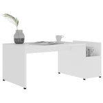 Coffee Table White 90x45x35 cm Chipboard